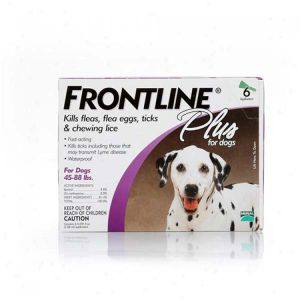 Flea Control Plus for Dogs And Puppies 45-88 lbs 6 Pack