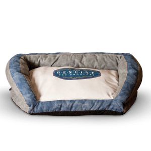 Vintage Bolster Pet Bed Genuine Logo