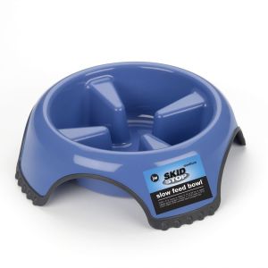 JW Skid Stop Slow Feed Dog Bowl