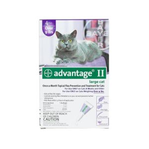 Flea Control for Cats and Kittens Over 9 lbs 4 Month Supply